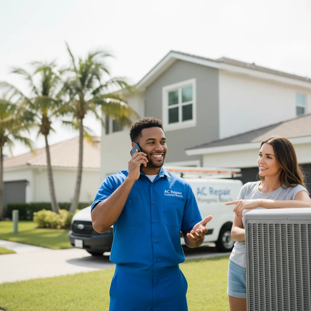 AC Repair Pompano Beach customer support in Blandon